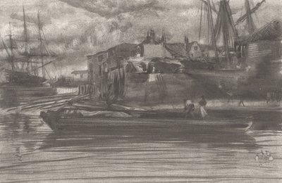 ライムハウス 作： James Abbott McNeill Whistler