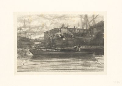 ライムハウス 作： James Abbott McNeill Whistler
