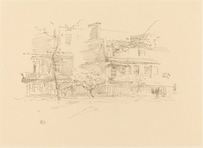 リンゼイ・ロウ、チェルシー 作： James Abbott McNeill Whistler