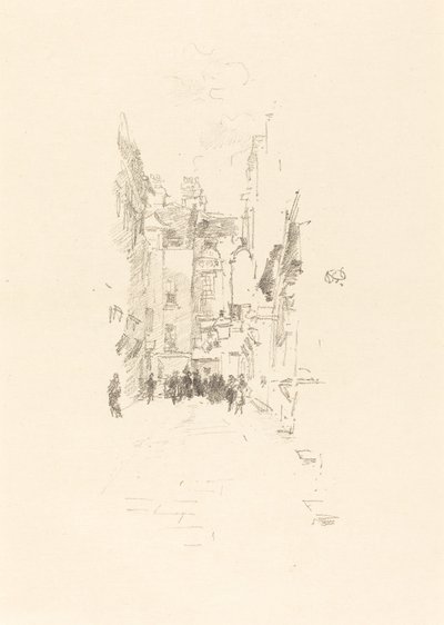 リトル コート、クロス フェア 作： James Abbott McNeill Whistler