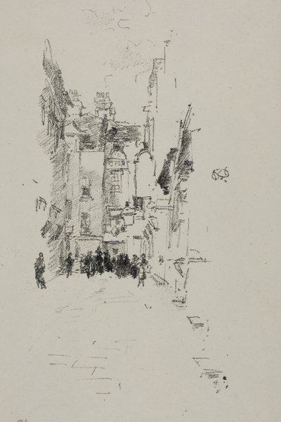 リトル コート、クロス フェア 作： James Abbott McNeill Whistler