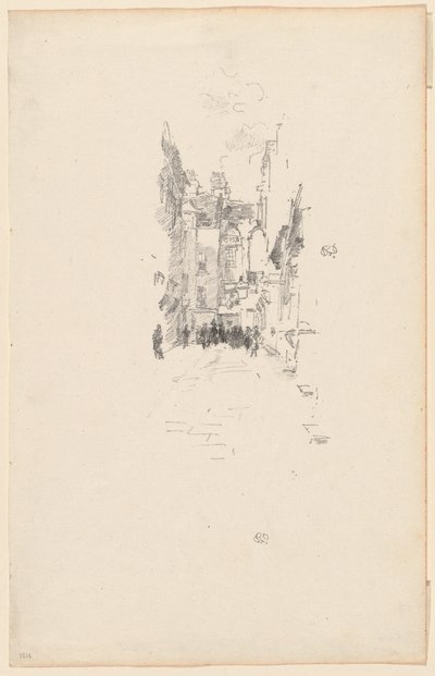 リトル コート、クロス フェア 作： James Abbott McNeill Whistler