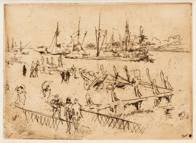 リトル・ドルドレヒト 作： James Abbott McNeill Whistler