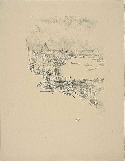 リトル・ロンドン 作： James Abbott McNeill Whistler