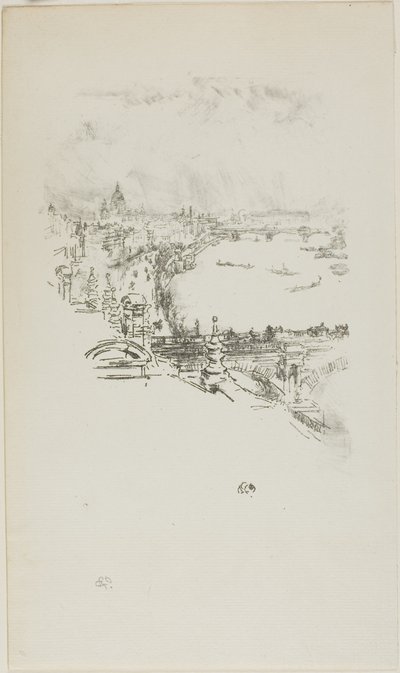 リトル・ロンドン 作： James McNeill Whistler