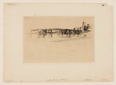 リトル・パトニー・ブリッジ 作： James Abbott McNeill Whistler