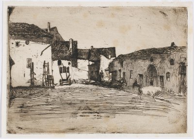 リバダン。 自然からの12のエッチングの1つ 作： James Abbott McNeill Whistler