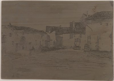 リバダン。 <em>自然からの 12 のエッチング</em>の 1 つ 作： James Abbott McNeill Whistler