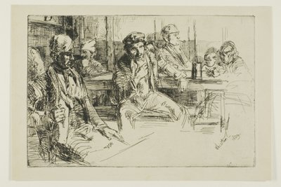 Longshore Men 作： James Abbott McNeill Whistler