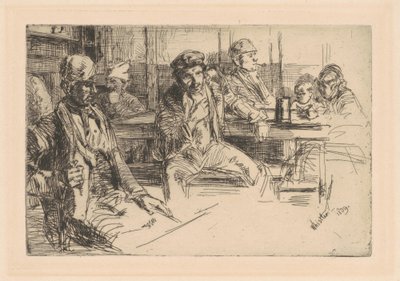 港湾労働者 作： James Abbott McNeill Whistler