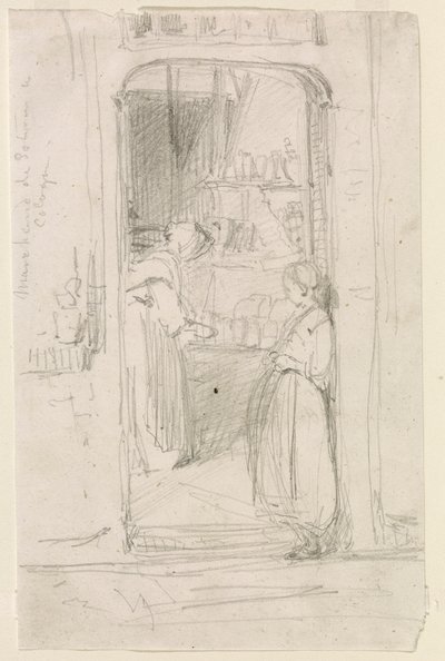 ケルンのカボチャ商人 作： James Abbott McNeill Whistler