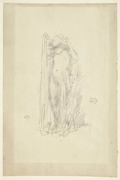 モデルドレープ 作： James Abbott McNeill Whistler