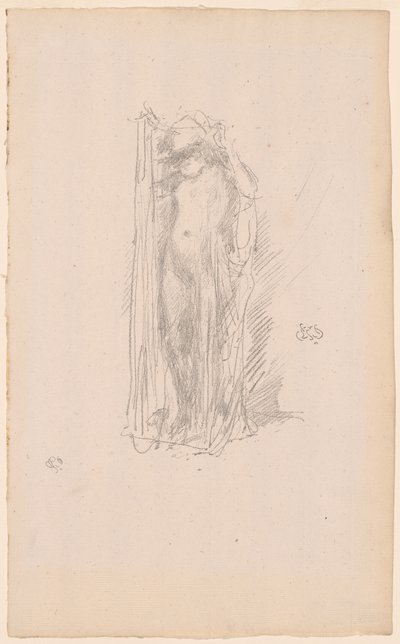 モデルドレープ 作： James Abbott McNeill Whistler