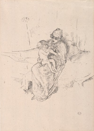 母と子、第1号 作： James McNeill Whistler