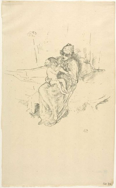 母子1号 作： James McNeill Whistler