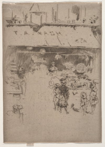ナッシュの果物店 作： James McNeill Whistler