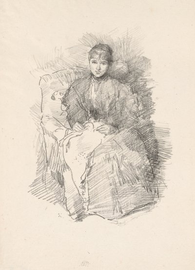 針仕事 作： James Abbott McNeill Whistler