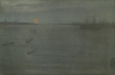 ノクターンブルー・アンド・ゴールド-サウサンプトン・ウォーター 作： James McNeill Whistler