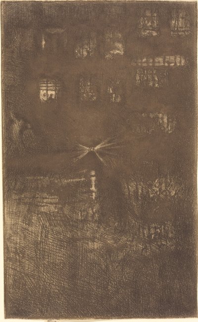 ノクターン：ダンスハウス 作： James Abbott McNeill Whistler