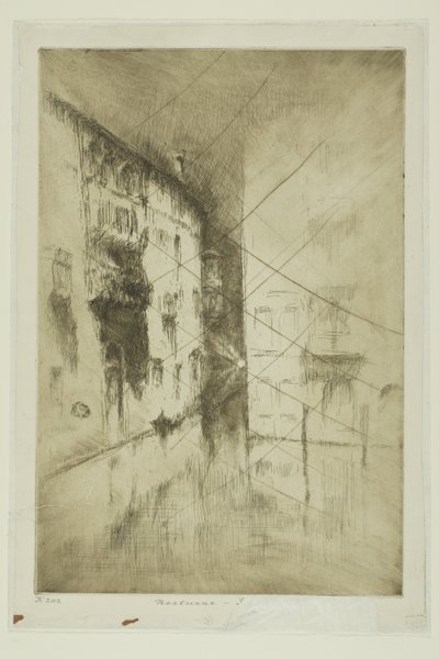 ノクターン: 宮殿 作： James Abbott McNeill Whistler