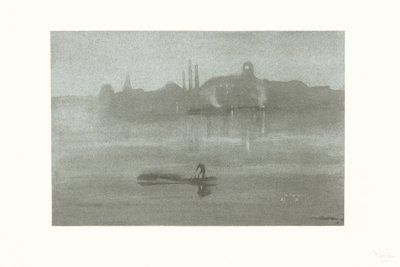 ノクターン：バタシーの川 作： James Abbott McNeill Whistler