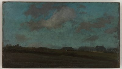 青とオパールのメモ - 太陽の雲 作： James Abbott McNeill Whistler