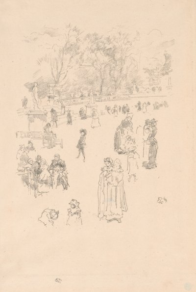 ナースメイド：「ルクセンブルグのメイド」 作： James Abbott McNeill Whistler