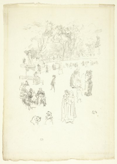 ナースメイド：「ルクセンブルグのメイド」 作： James Abbott McNeill Whistler