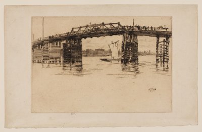 オールド バタシー ブリッジ 作： James Abbott McNeill Whistler