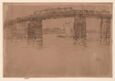 オールド バタシー ブリッジ 作： James Abbott McNeill Whistler
