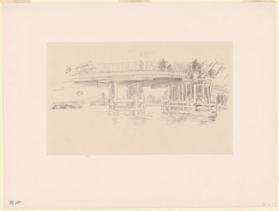オールド バタシー ブリッジ 作： James Abbott McNeill Whistler