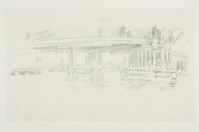 オールド・バタシー・ブリッジ 作： James McNeill Whistler