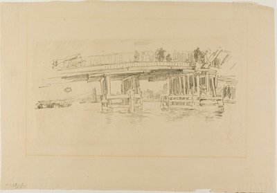 オールド・バタシー・ブリッジ 作： James McNeill Whistler