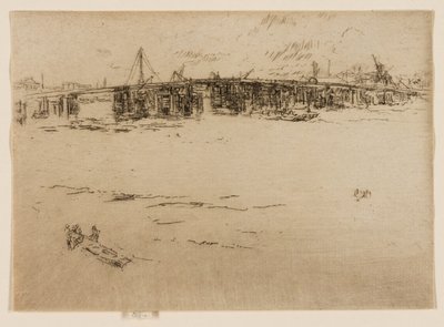 オールド バタシー ブリッジ、No. 2 作： James Abbott McNeill Whistler