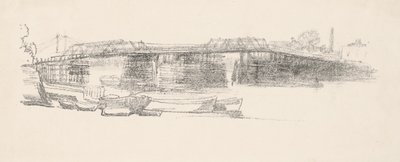 オールド バタシー ブリッジ、No. 2 作： James Abbott McNeill Whistler