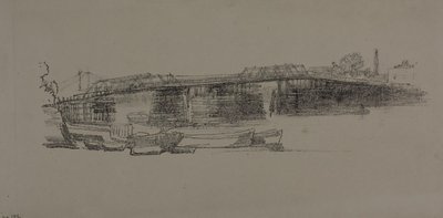オールド バタシー ブリッジ、No. 2 作： James Abbott McNeill Whistler
