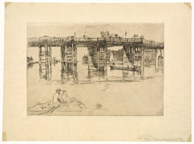 オールド パトニー ブリッジ 作： James Abbott McNeill Whistler