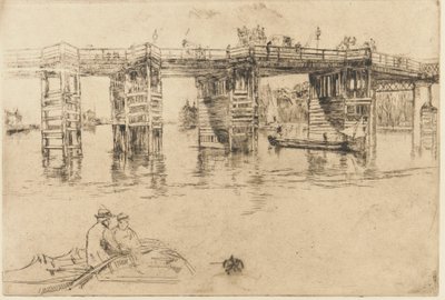 オールド パトニー ブリッジ 作： James Abbott McNeill Whistler