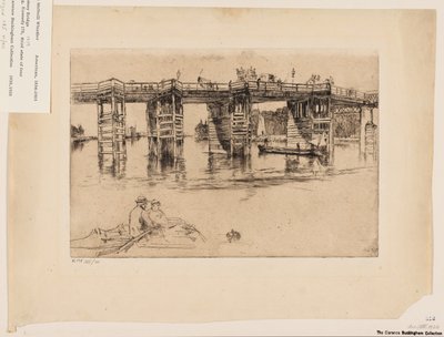 オールド パトニー ブリッジ 作： James Abbott McNeill Whistler