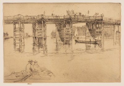 オールド パトニー ブリッジ 作： James Abbott McNeill Whistler