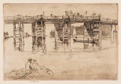 オールド パトニー ブリッジ 作： James Abbott McNeill Whistler