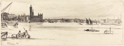 オールド ウェストミンスター ブリッジ 作： James Abbott McNeill Whistler