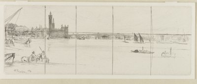 オールド ウェストミンスター ブリッジ 作： James Abbott McNeill Whistler