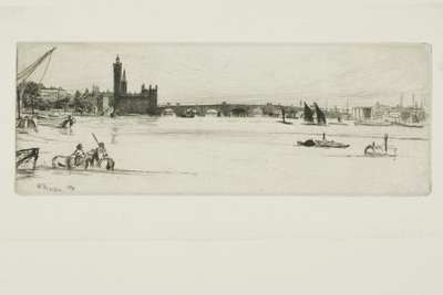 オールド ウェストミンスター ブリッジ 作： James Abbott McNeill Whistler