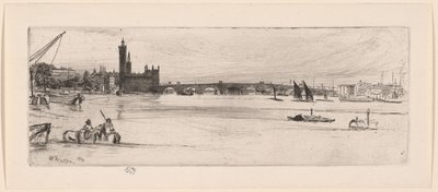 オールド ウェストミンスター ブリッジ 作： James Abbott McNeill Whistler
