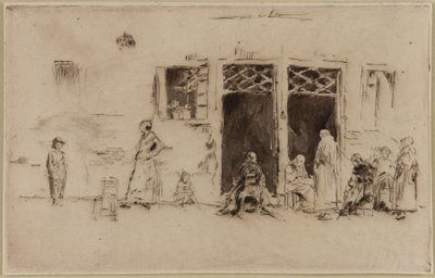 年老いた女性 作： James Abbott McNeill Whistler