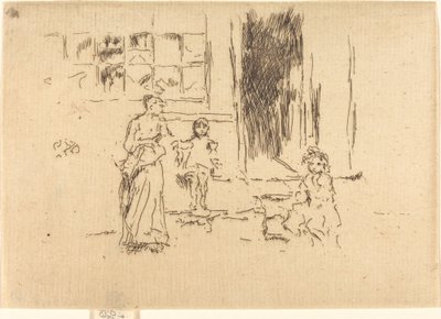 ペチコートレーン 作： James Abbott McNeill Whistler