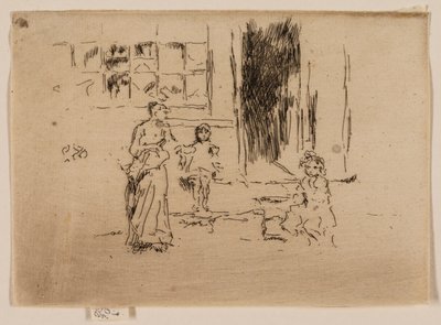ペチコートレーン 作： James Abbott McNeill Whistler