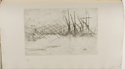 ピクルス ニシン ワーフ 作： James Abbott McNeill Whistler