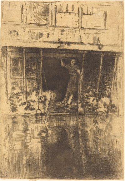 ピエロ 作： James Abbott McNeill Whistler